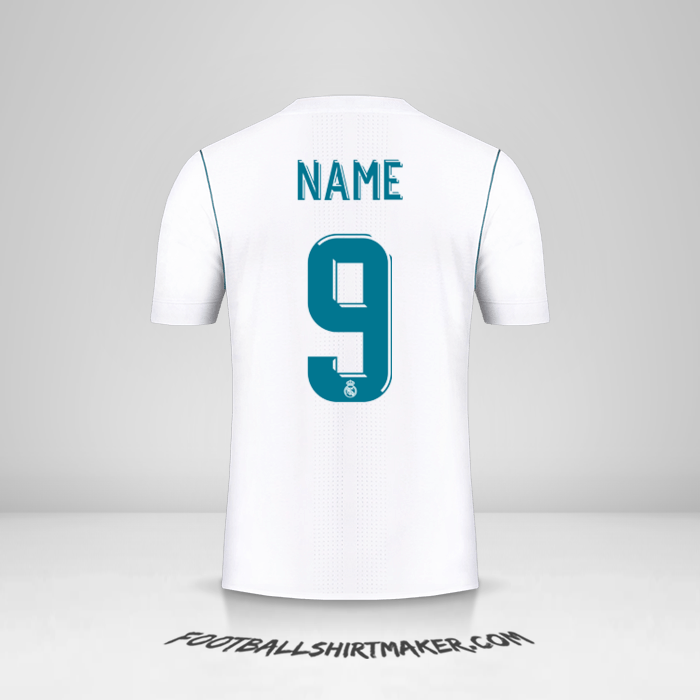 Shirt Real Madrid CF Cup 2017/18 -  name - 9