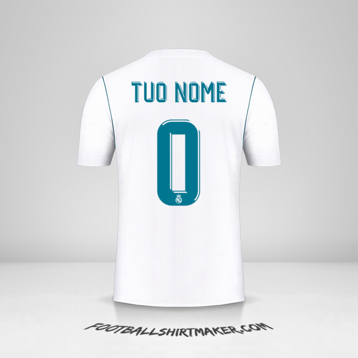 Maglia Real Madrid CF Cup 2017/18 -  tuo nome - 0