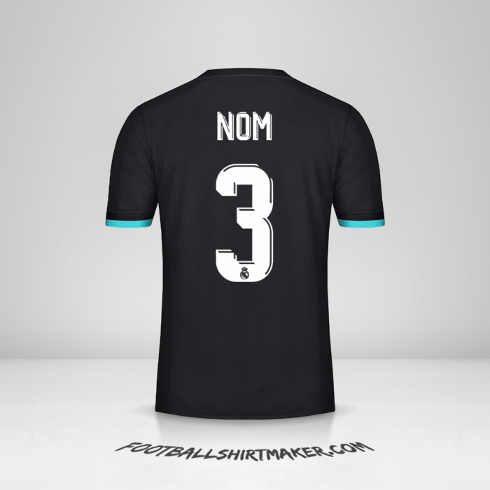 Maillot Real Madrid CF Cup 2017/18 Extérieur -  nom - 3