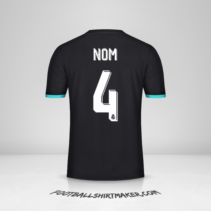 Maillot Real Madrid CF Cup 2017/18 Extérieur -  nom - 4