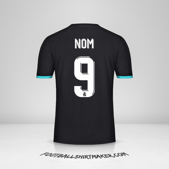 Maillot Real Madrid CF Cup 2017/18 Extérieur -  nom - 9