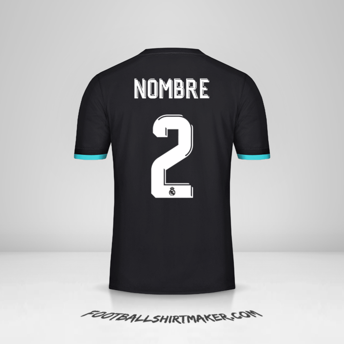 Camiseta Real Madrid CF Cup 2017/18 Visita -  nombre - 2