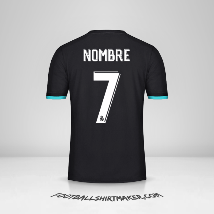 Camiseta Real Madrid CF Cup 2017/18 Visita -  nombre - 7