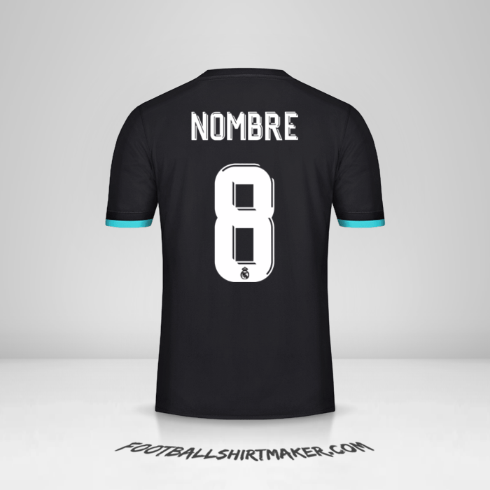 Jersey Real Madrid CF Cup 2017/18 Visita -  nombre - 8