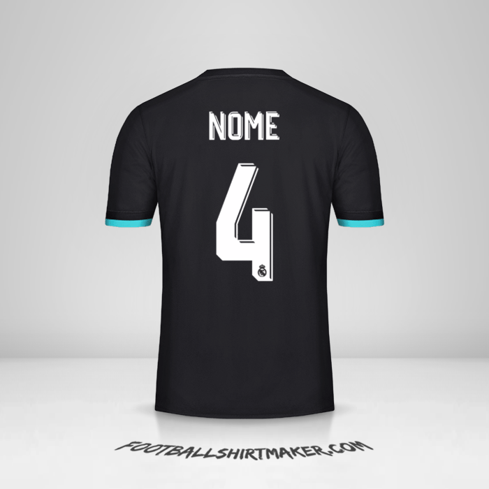 Maglia Real Madrid CF Cup 2017/18 Seconda -  nome - 4