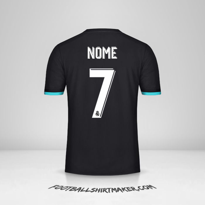 Maglia Real Madrid CF Cup 2017/18 Seconda -  nome - 7