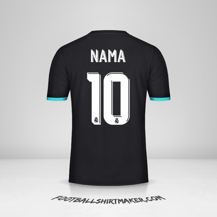 Jersey Real Madrid CF Cup 2017/18 Alternatif -  nama - 10