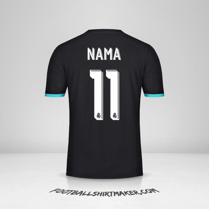 Jersey Real Madrid CF Cup 2017/18 Alternatif -  nama - 11