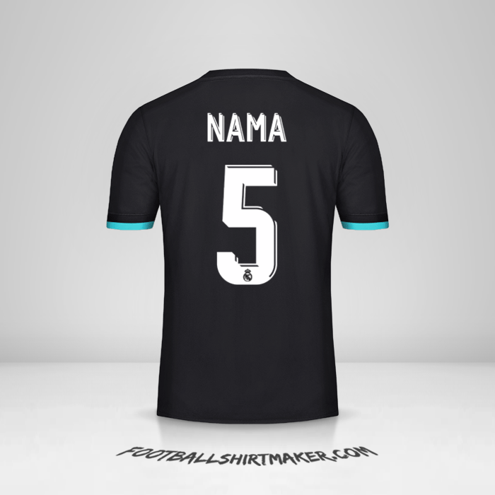 Jersey Real Madrid CF Cup 2017/18 Alternatif -  nama - 5