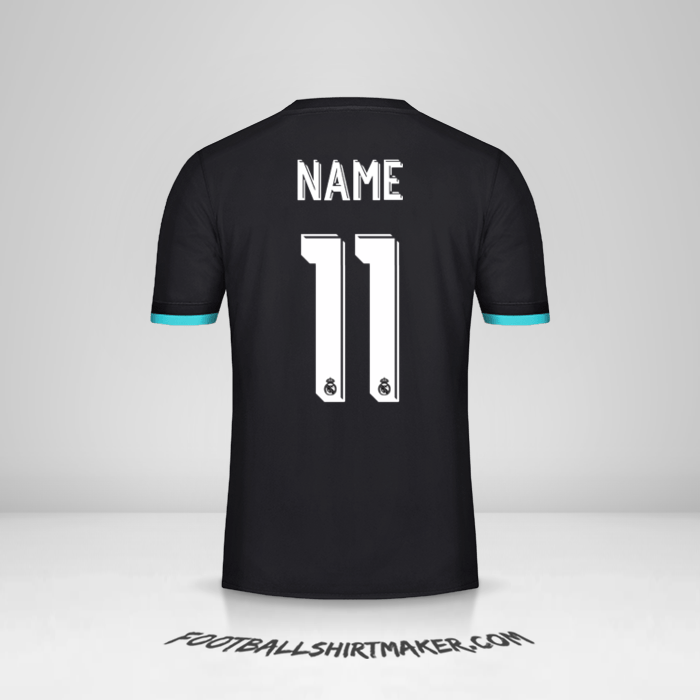 Trikot Real Madrid CF Cup 2017/18 Auswärts -  name - 11