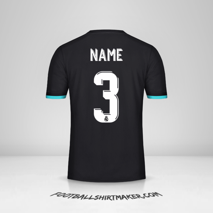 Trikot Real Madrid CF Cup 2017/18 Auswärts -  name - 3