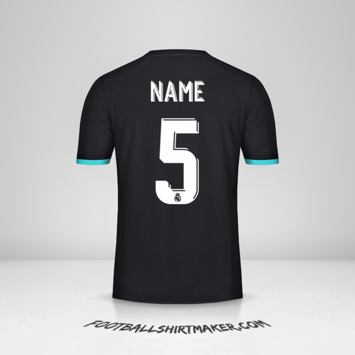 Jersey Real Madrid CF Cup 2017/18 Away -  name - 5