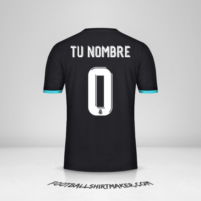 Camiseta Real Madrid CF Cup 2017/18 II -  tu nombre - 0