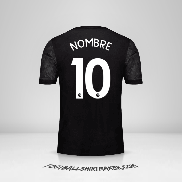 Jersey Manchester United 2017/18 Visita -  nombre - 10