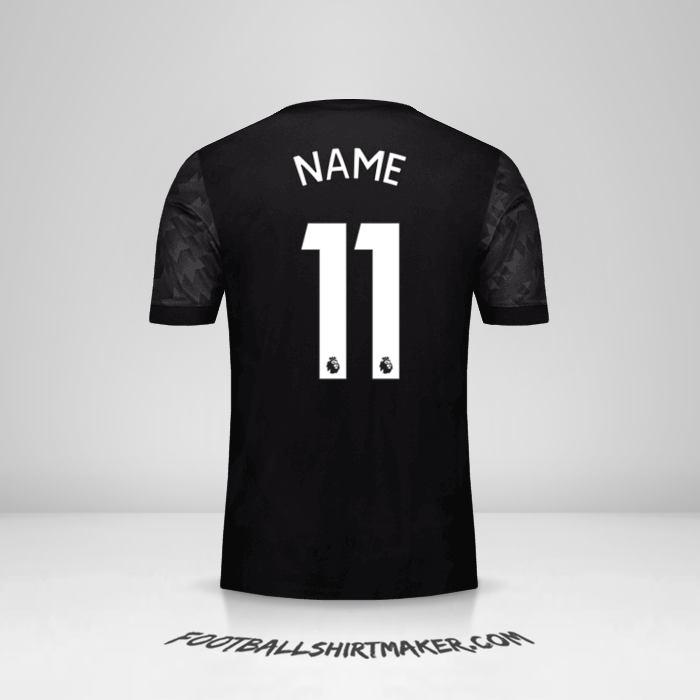 Jersey Manchester United 2017/18 Away -  name - 11