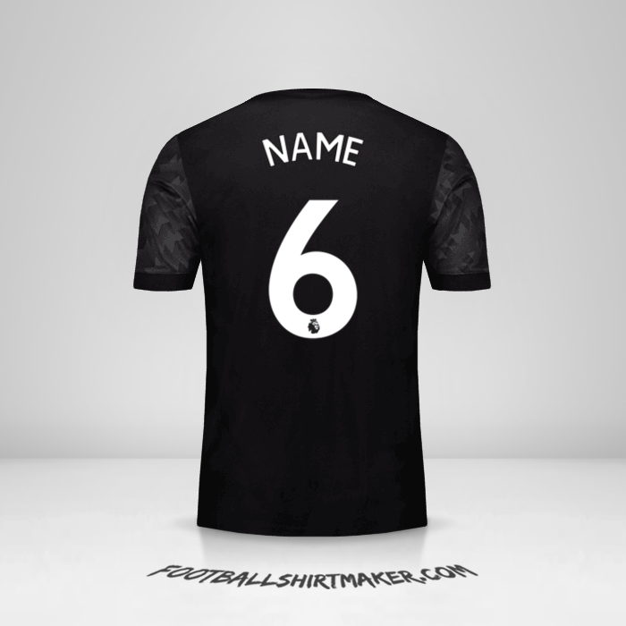 Trikot Manchester United 2017/18 Auswärts -  name - 6