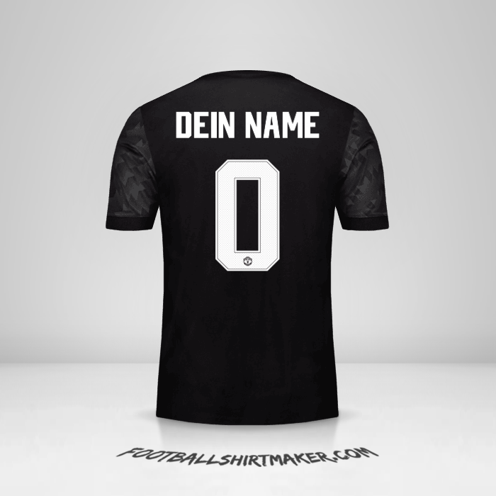 Trikot Manchester United Cup 2017/18 II -  dein name - 0