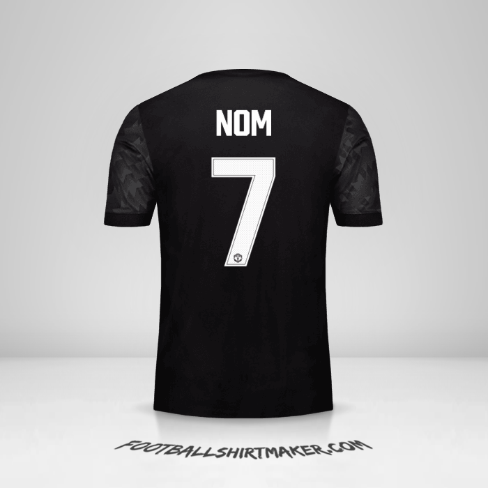 Maillot Manchester United Cup 2017/18 Extérieur -  nom - 7