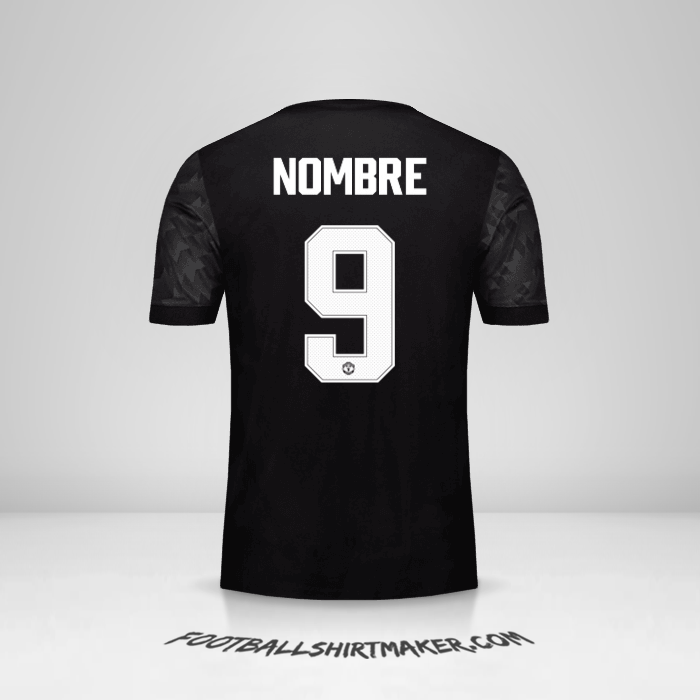 Camiseta Manchester United Cup 2017/18 Visita -  nombre - 9