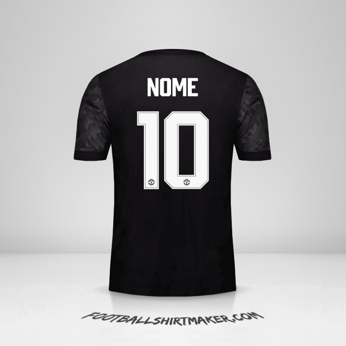 Maglia Manchester United Cup 2017/18 Seconda -  nome - 10