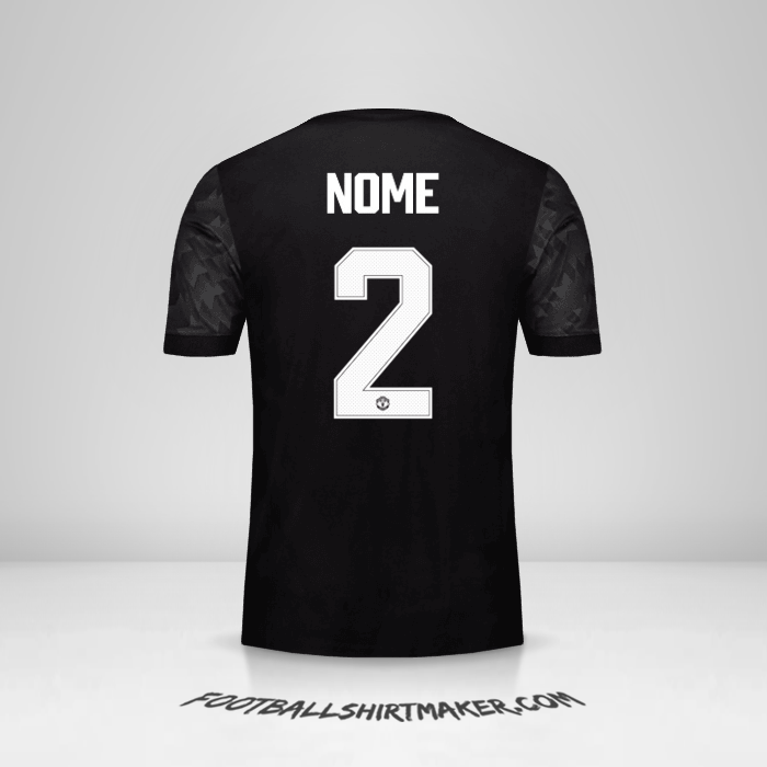 Maglia Manchester United Cup 2017/18 Seconda -  nome - 2