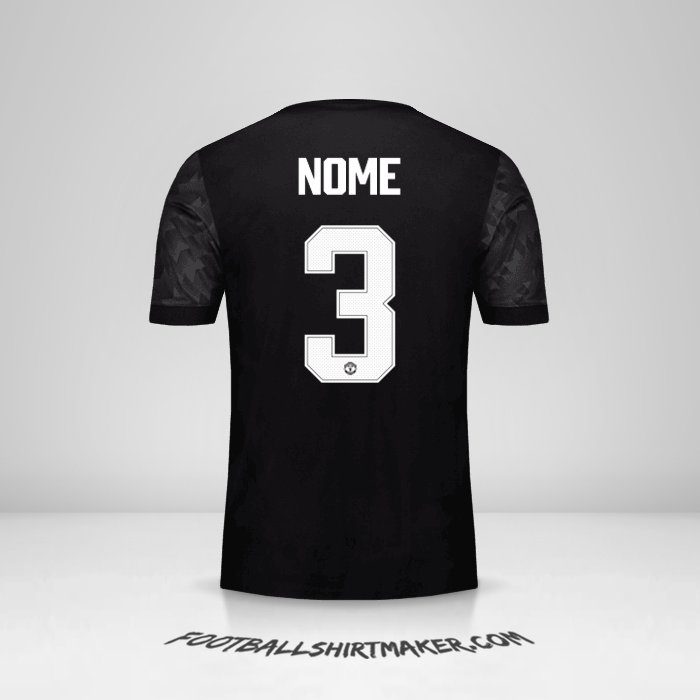 Camisa Manchester United Cup 2017/18 Alternativa -  nome - 3
