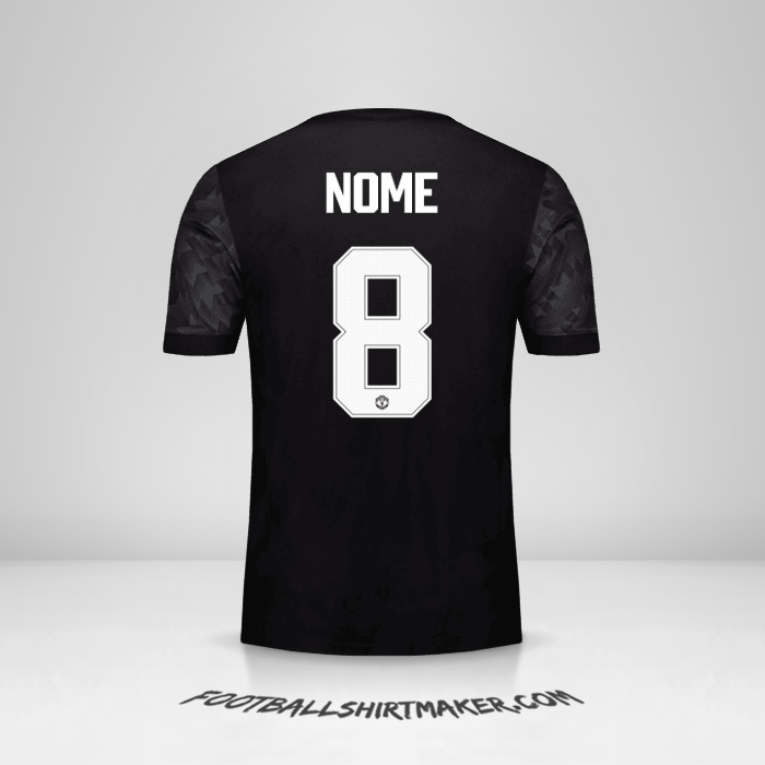 Maglia Manchester United Cup 2017/18 Seconda -  nome - 8