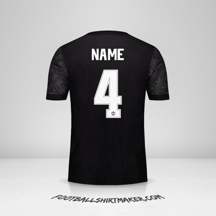 Trikot Manchester United Cup 2017/18 Auswärts -  name - 4