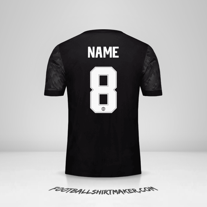Trikot Manchester United Cup 2017/18 Auswärts -  name - 8