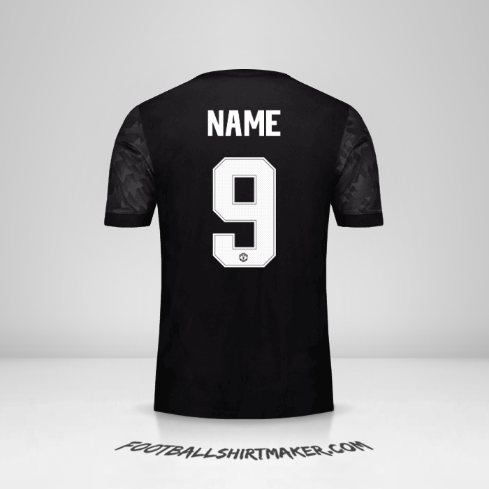 Trikot Manchester United Cup 2017/18 Auswärts -  name - 9