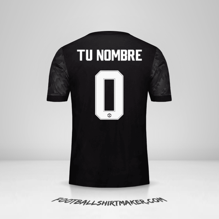 Jersey Manchester United Cup 2017/18 II -  tu nombre - 0