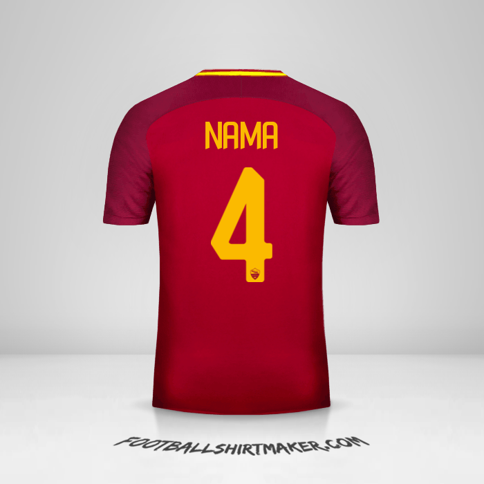 Jersey AS Roma 2017/18 -  nama - 4