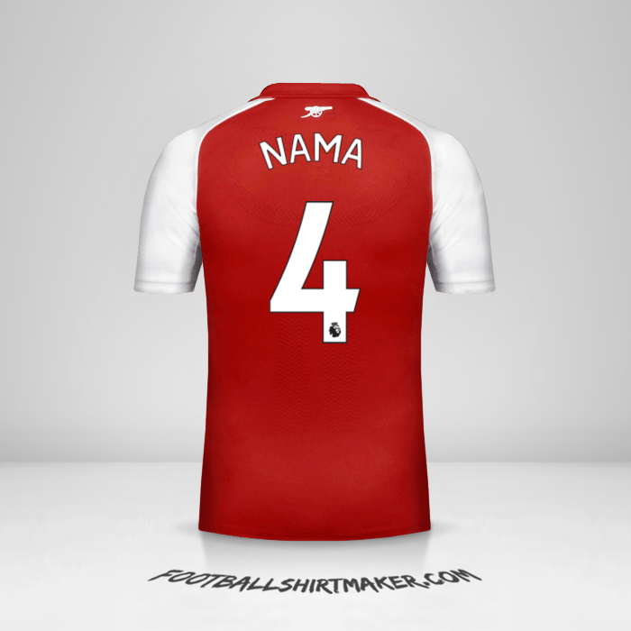 Jersey Arsenal 2017/18 -  nama - 4