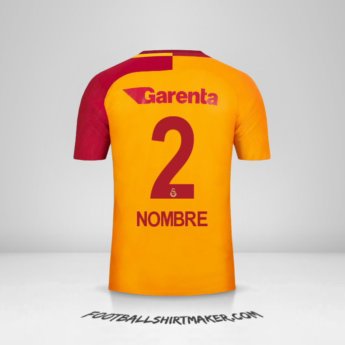 Jersey Galatasaray SK 2017/18 -  nombre - 2