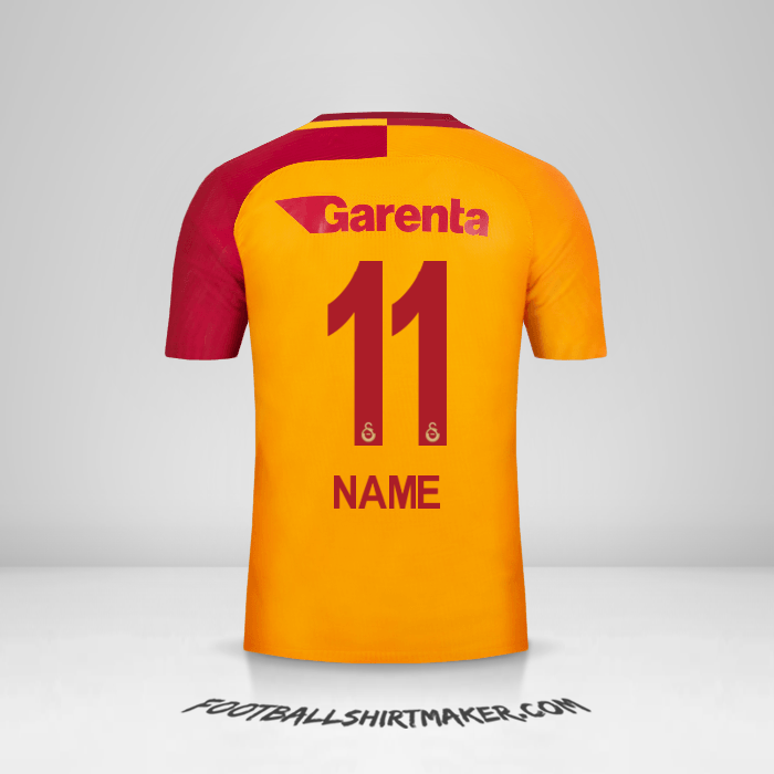 Trikot Galatasaray SK 2017/18 -  name - 11