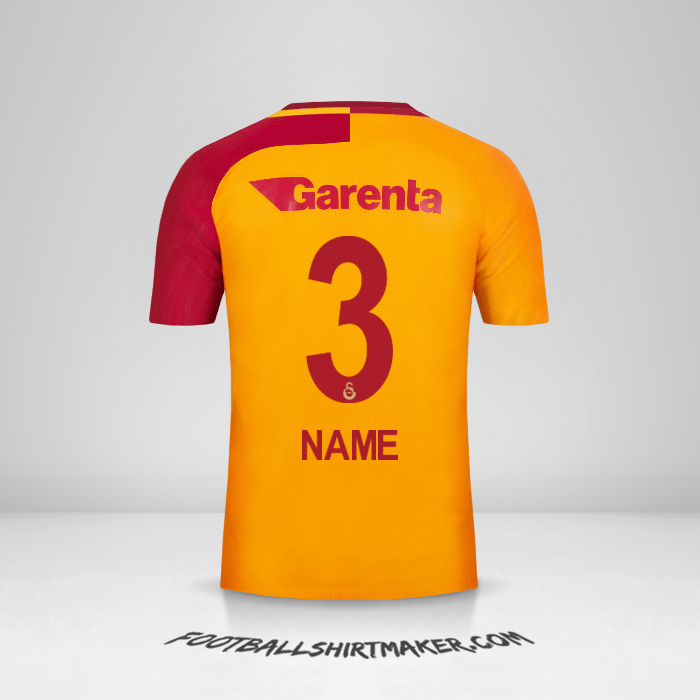 Jersey Galatasaray SK 2017/18 -  name - 3