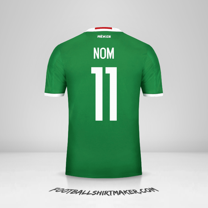 Maillot Mexique 2016 -  nom - 11
