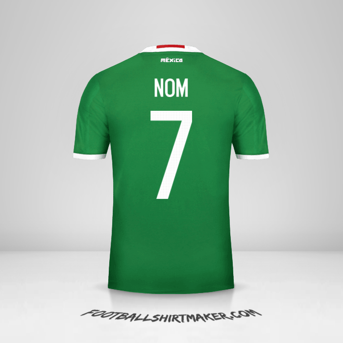 Maillot Mexique 2016 -  nom - 7