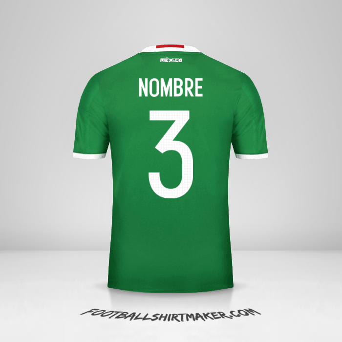Jersey Mexico 2016 -  nombre - 3