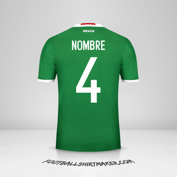 Jersey Mexico 2016 -  nombre - 4