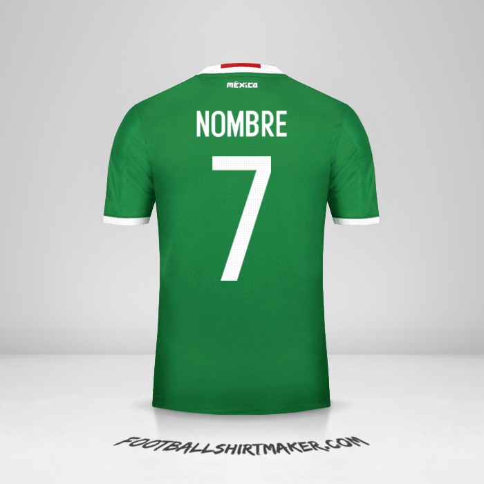 Jersey Mexico 2016 -  nombre - 7