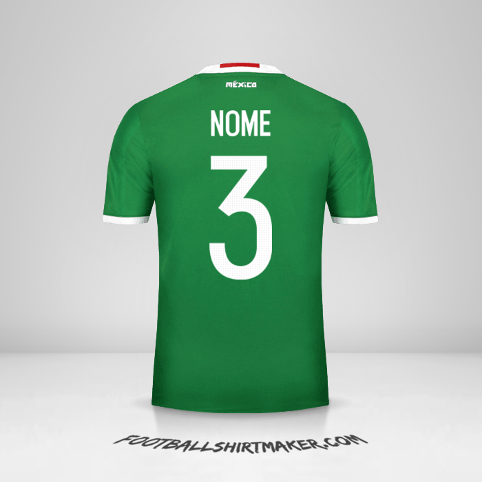 Camisola México 2016 -  nome - 3