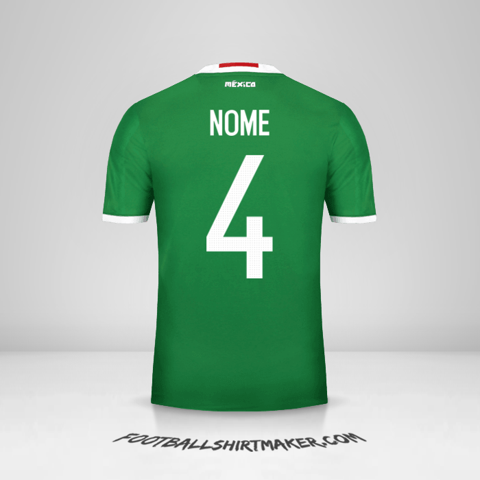 Camisola México 2016 -  nome - 4