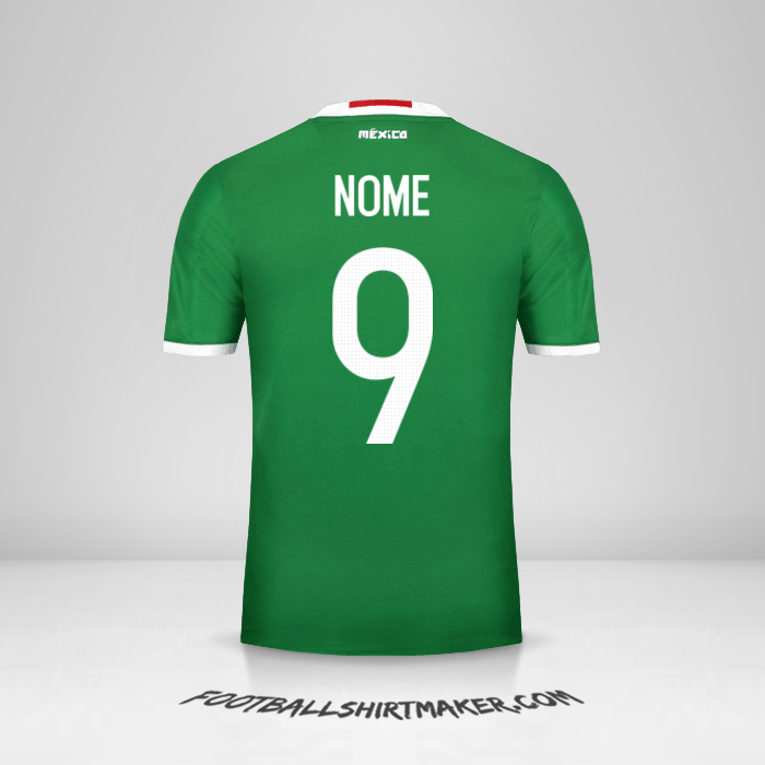 Camisola México 2016 -  nome - 9