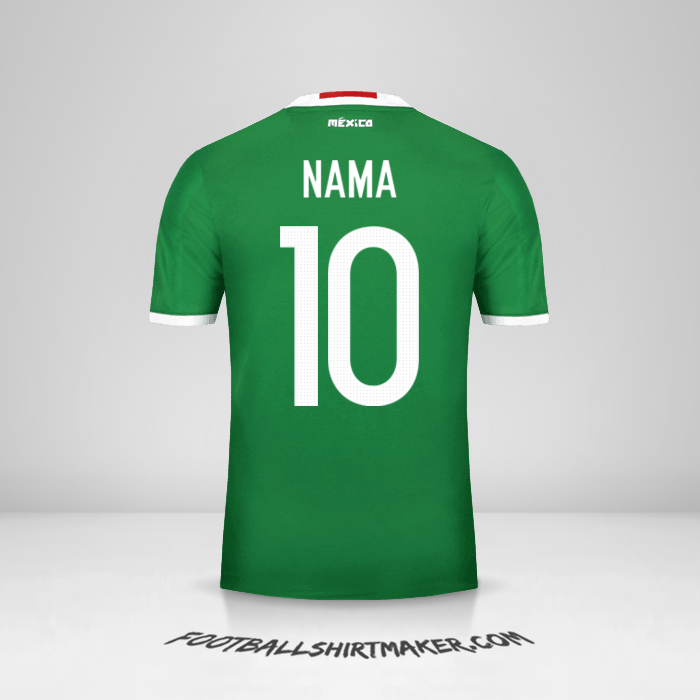 Jersey Meksiko 2016 -  nama - 10