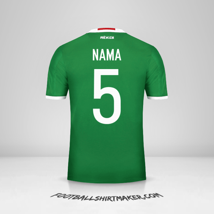 Jersey Meksiko 2016 -  nama - 5