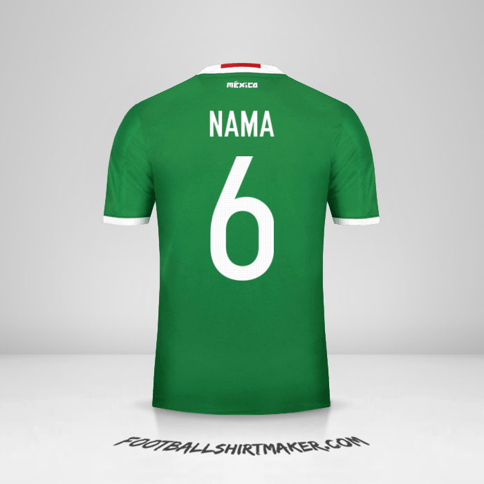 Jersey Meksiko 2016 -  nama - 6