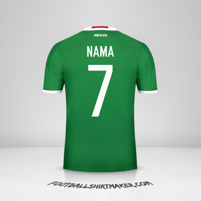 Jersey Meksiko 2016 -  nama - 7