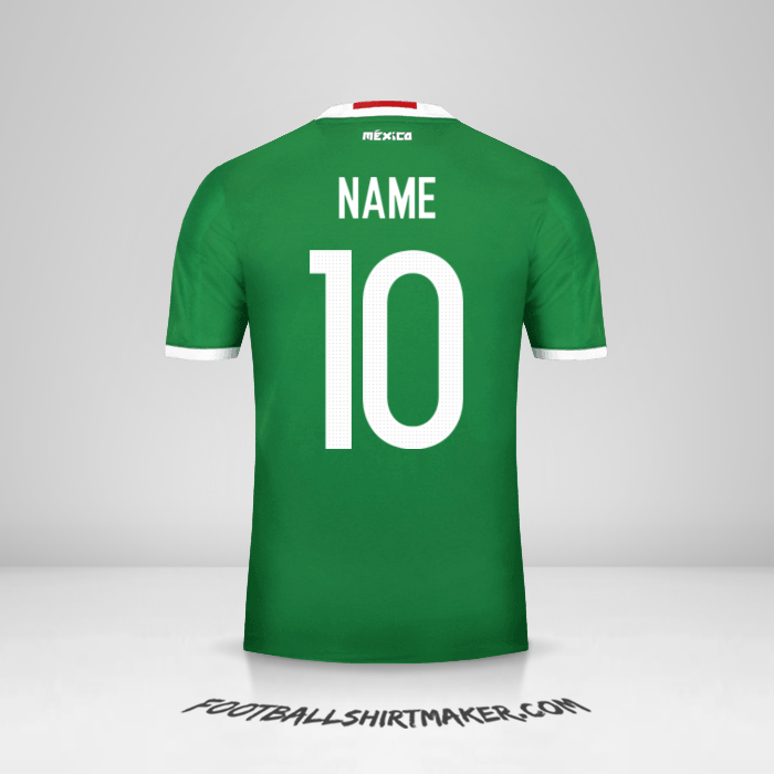 Shirt Mexico 2016 -  name - 10