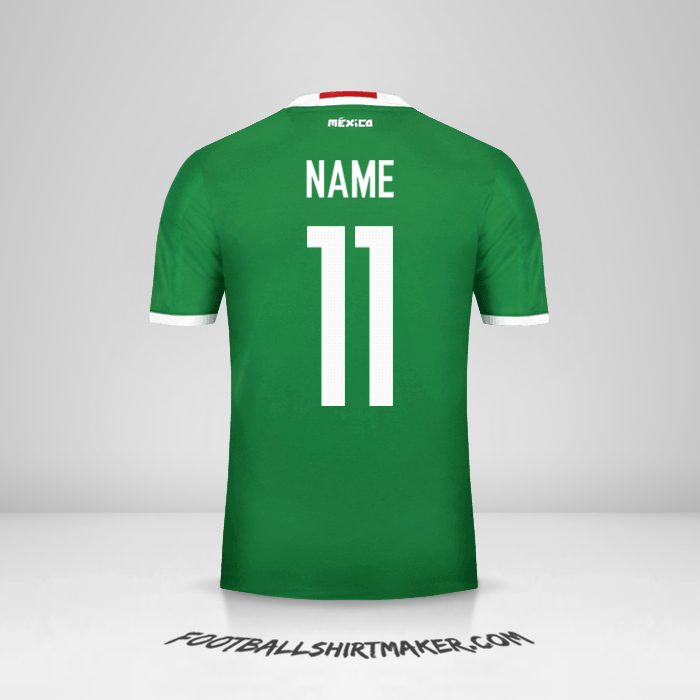 Shirt Mexico 2016 -  name - 11